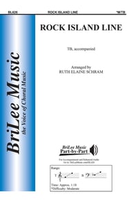 Rock Island Line TB choral sheet music cover Thumbnail